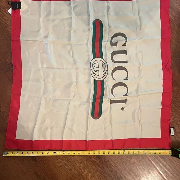 Gucci Silk Wrap Scarf Shawl - Picture 8 of 8
